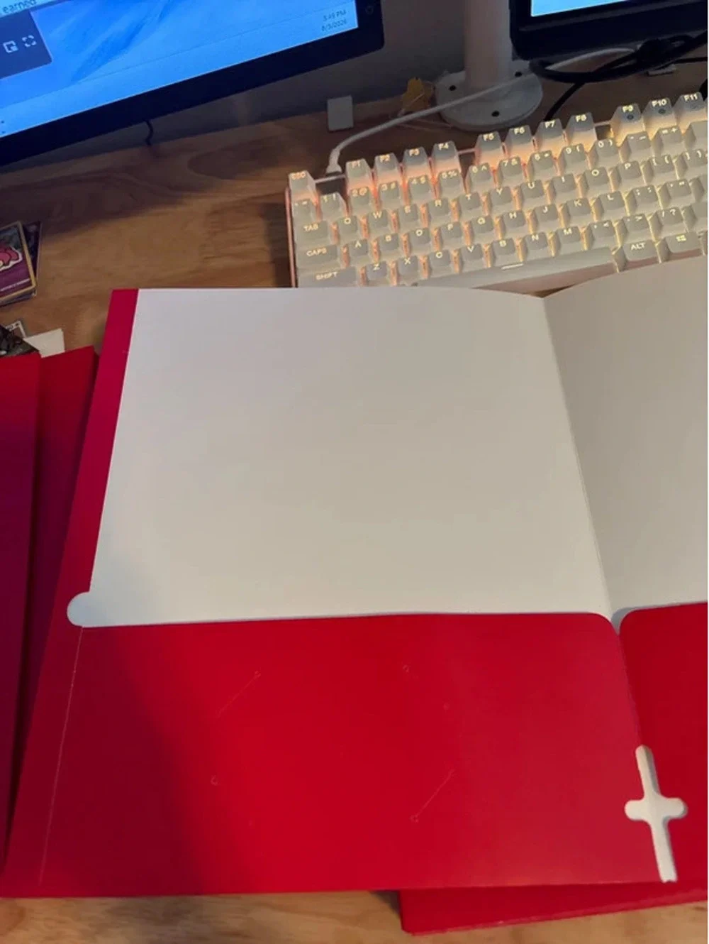 15 count Red Folders with pockets